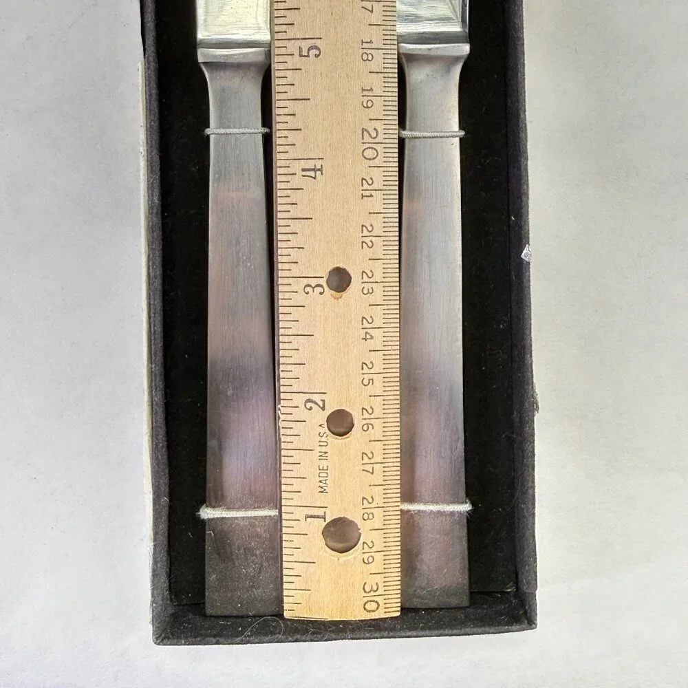Vintage Chef Pierre Hot Forged Stainless 3 Pc Carving Knife Set In Original Box